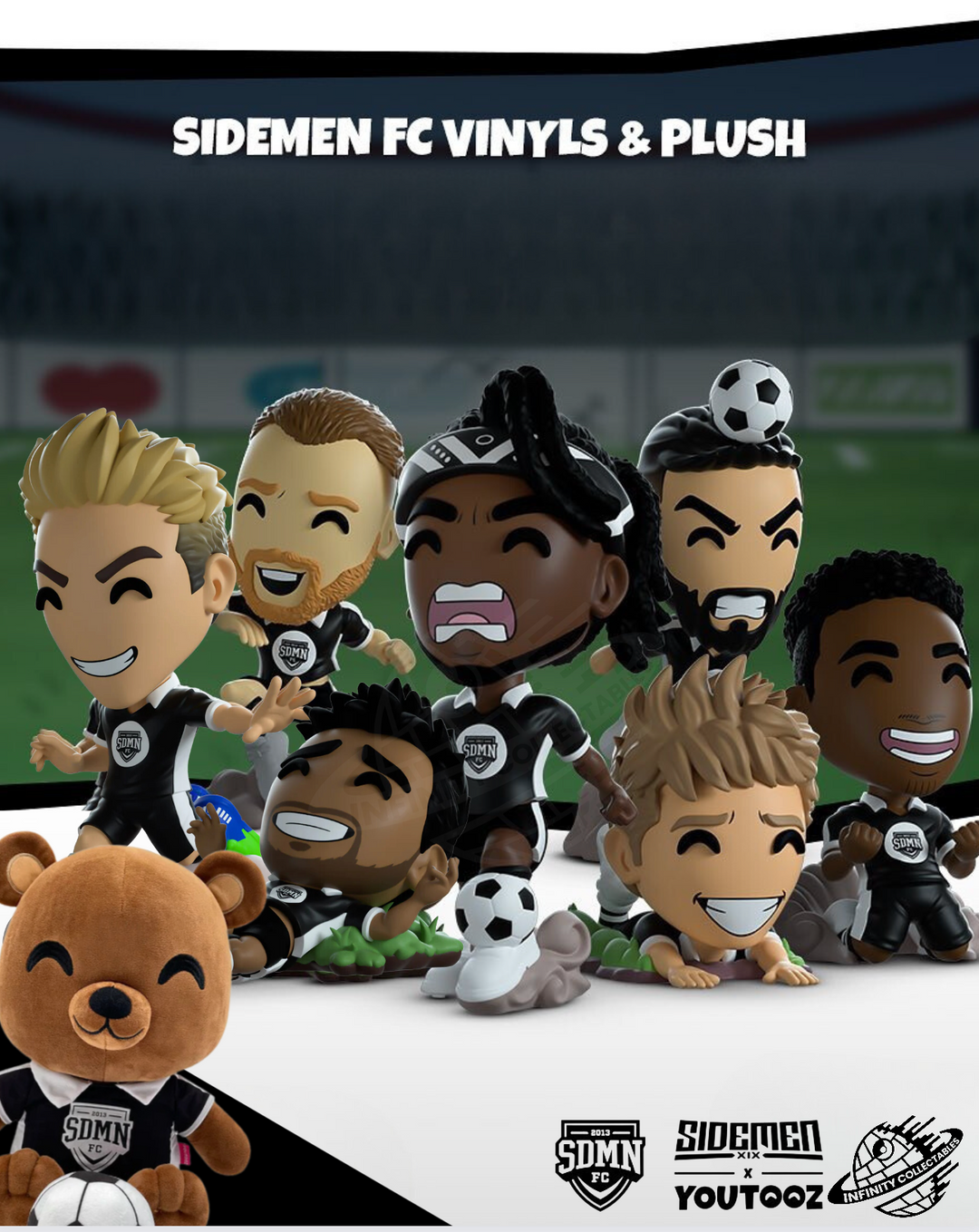Youtooz Complete Sidemen FC Collection Bundle