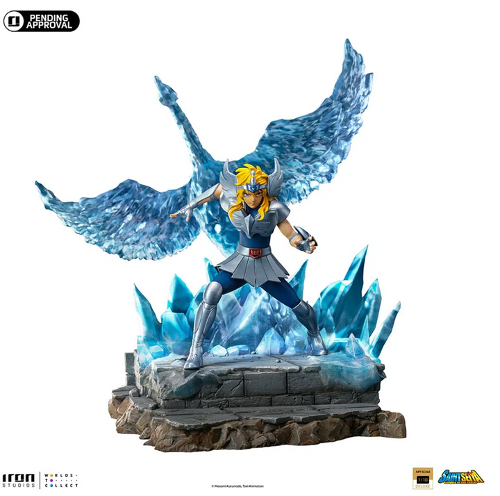 Iron Studios Saint Seiya Cygnus Hyoga 1/10 Deluxe Art Scale Limited Edition Statue