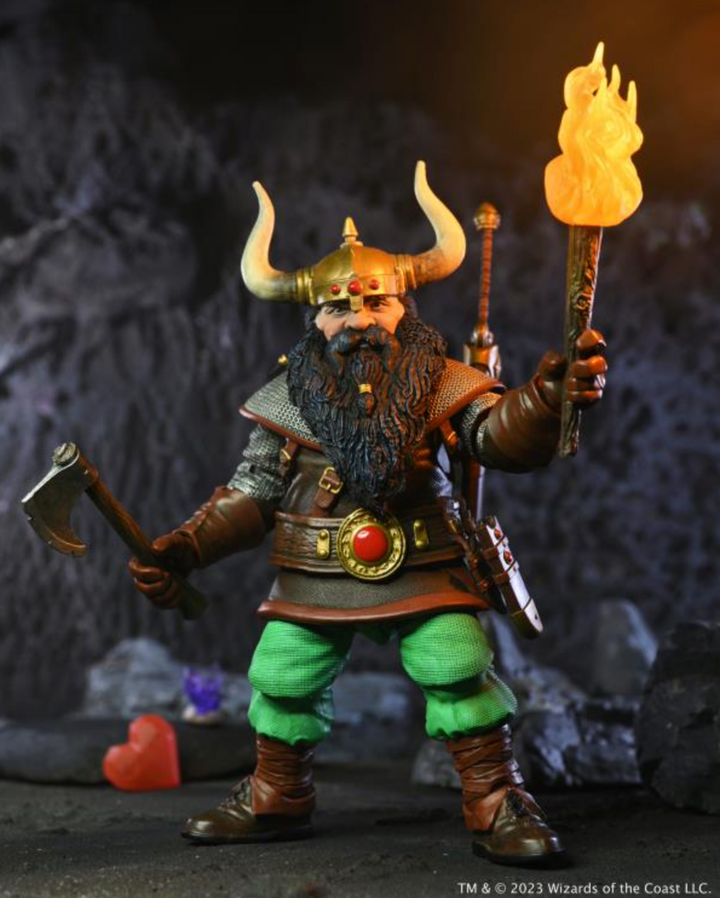 Dungeons & Dragons Ultimate Elkhorn the Good Dwarf Fighter 7" Action Figure