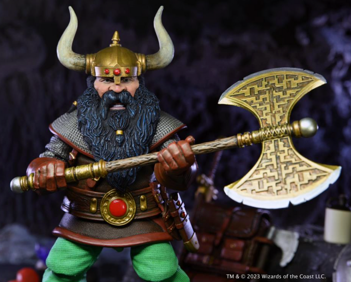 Dungeons & Dragons Ultimate Elkhorn the Good Dwarf Fighter 7" Action Figure
