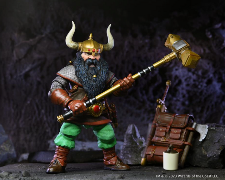 Dungeons & Dragons Ultimate Elkhorn the Good Dwarf Fighter 7" Action Figure