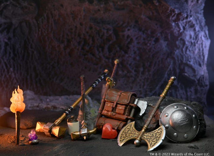 Dungeons & Dragons Ultimate Elkhorn the Good Dwarf Fighter 7" Action Figure