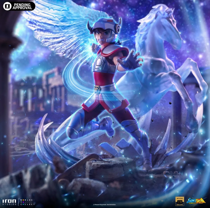 Iron Studios Saint Seiya Pegasus Saiya Deluxe 1/10 Art Scale Limited Edition Statue