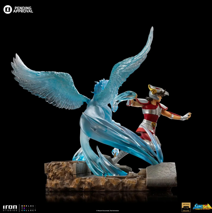 Iron Studios Saint Seiya Pegasus Saiya Deluxe 1/10 Art Scale Limited Edition Statue