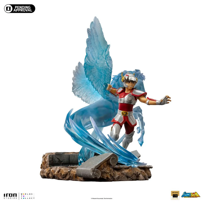 Iron Studios Saint Seiya Pegasus Saiya Deluxe 1/10 Art Scale Limited Edition Statue