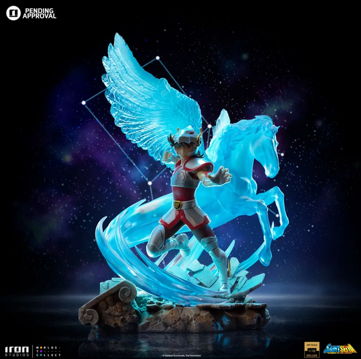 Iron Studios Saint Seiya Pegasus Saiya Deluxe 1/10 Art Scale Limited Edition Statue