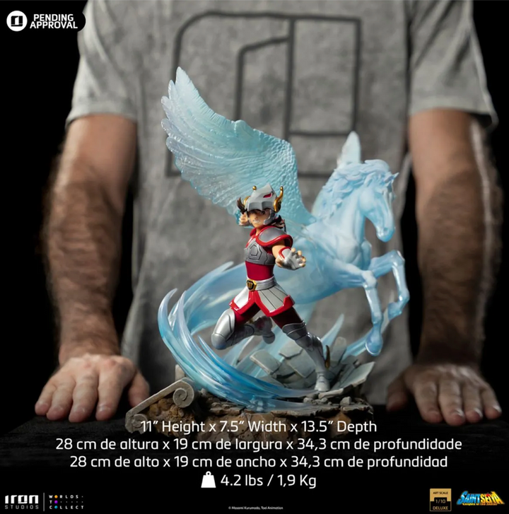 Iron Studios Saint Seiya Pegasus Saiya Deluxe 1/10 Art Scale Limited Edition Statue