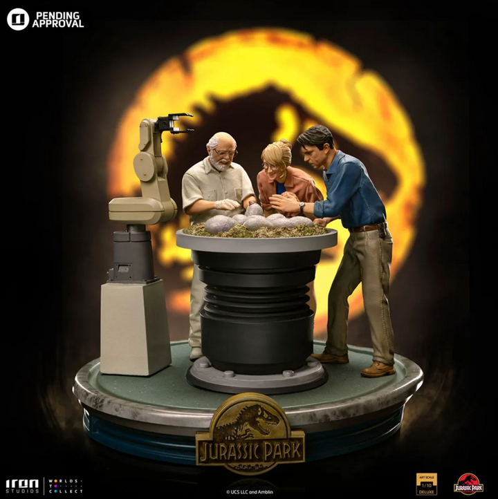 Iron Studios Jurassic Park Dino Hatching 1/10 Art Scale Statue