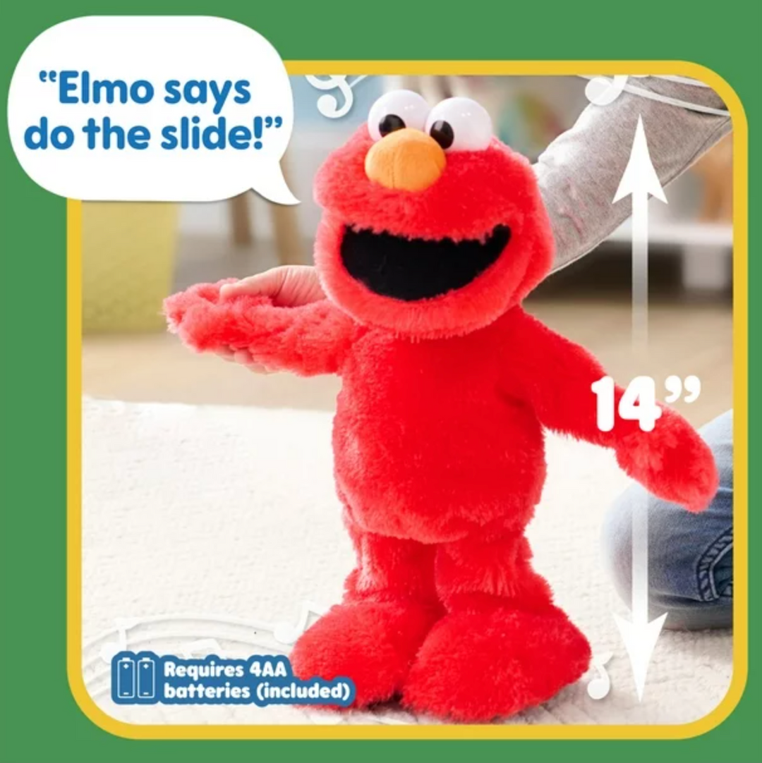 Sesame Street Elmo Slide Interactive Plush Toy