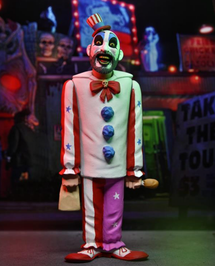 NECA House of 1000 Corpses Toony Terrors Captain Spaulding 6" Action Figure