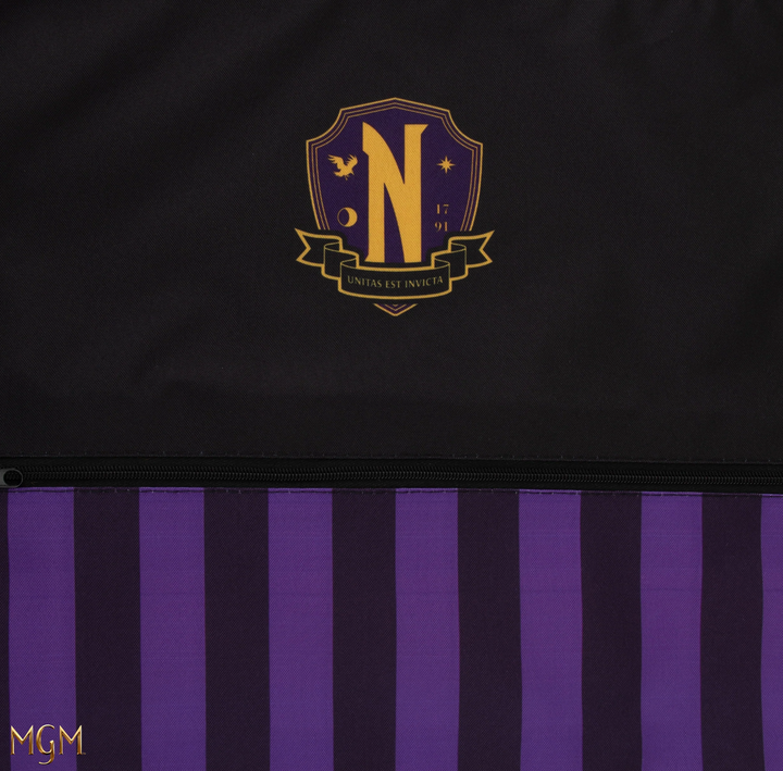 Official Wednesday Nevermore Academy Drawstring Bag