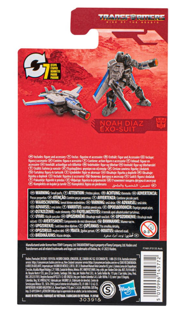 Transformers Studio Series Core Class Transformers: Rise of the Beasts Noah Díaz Exo-Suit
