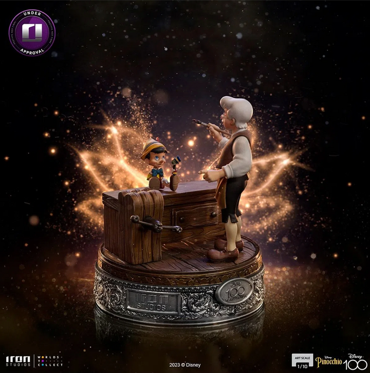 Iron Studios Disney Geppetto & Pinocchio 1/10 Art Scale Statue