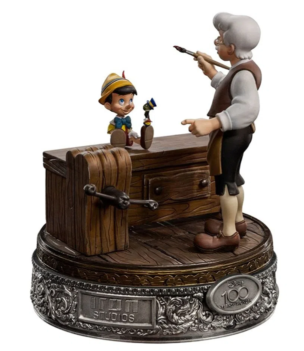 Iron Studios Disney Geppetto & Pinocchio 1/10 Art Scale Statue
