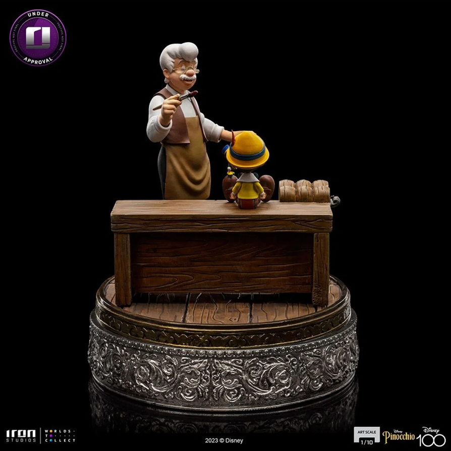 Iron Studios Disney Geppetto & Pinocchio 1/10 Art Scale Statue