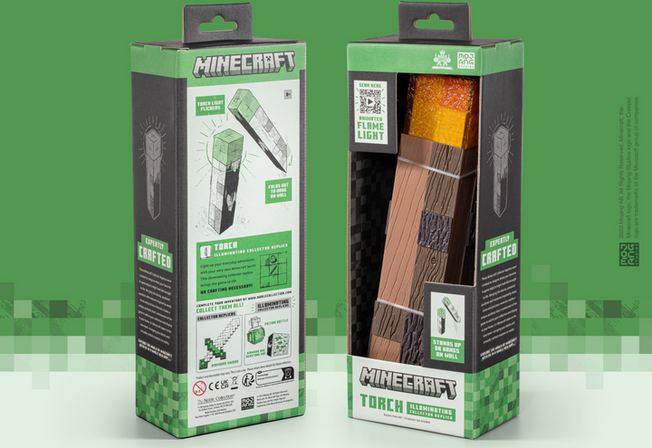 Official Minecraft Torch Illuminating Collector Replica