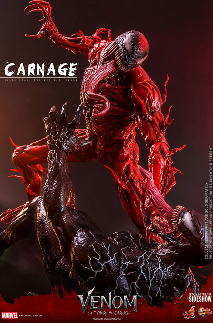 Hot Toys Venom Let There Be Carnage Carnage 1/6 Scale Deluxe Figure