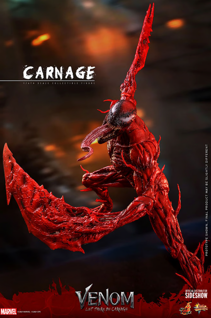 Hot Toys Venom Let There Be Carnage Carnage 1/6 Scale Deluxe Figure