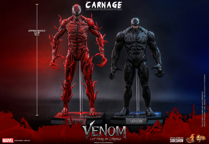 Hot Toys Venom Let There Be Carnage Carnage 1/6 Scale Deluxe Figure