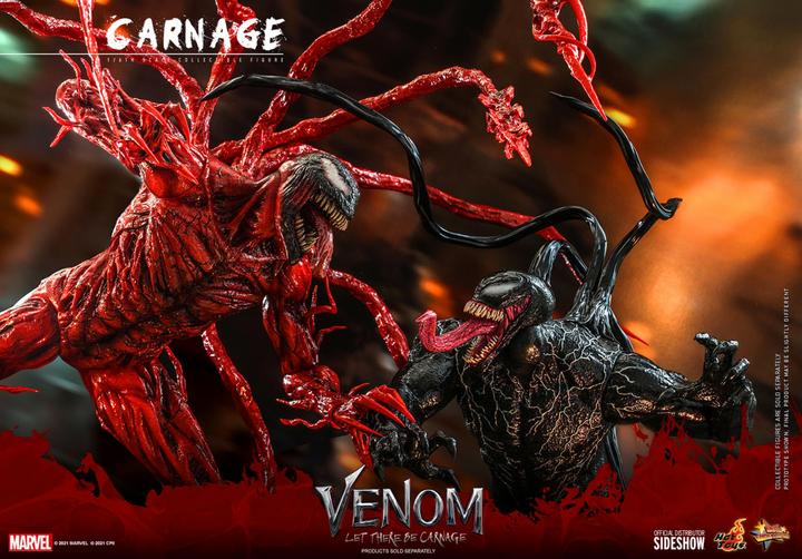 Hot Toys Venom Let There Be Carnage Carnage 1/6 Scale Deluxe Figure
