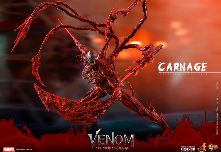 Hot Toys Venom Let There Be Carnage Carnage 1/6 Scale Deluxe Figure