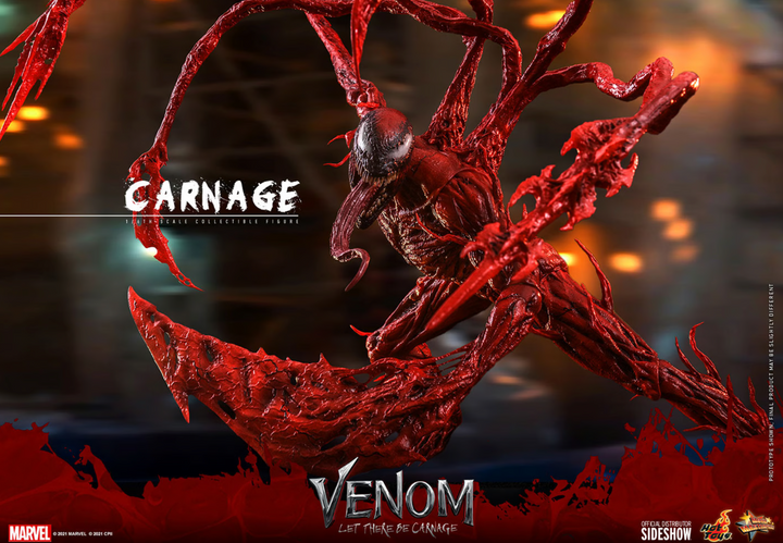 Hot Toys Venom Let There Be Carnage Carnage 1/6 Scale Deluxe Figure