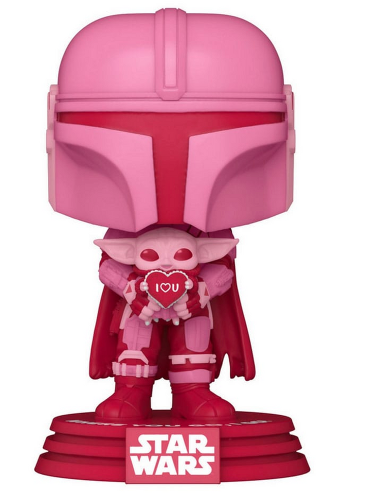 Star Wars The Mandalorian & Grogu Vlentines Funko POP! Vinyl Figure