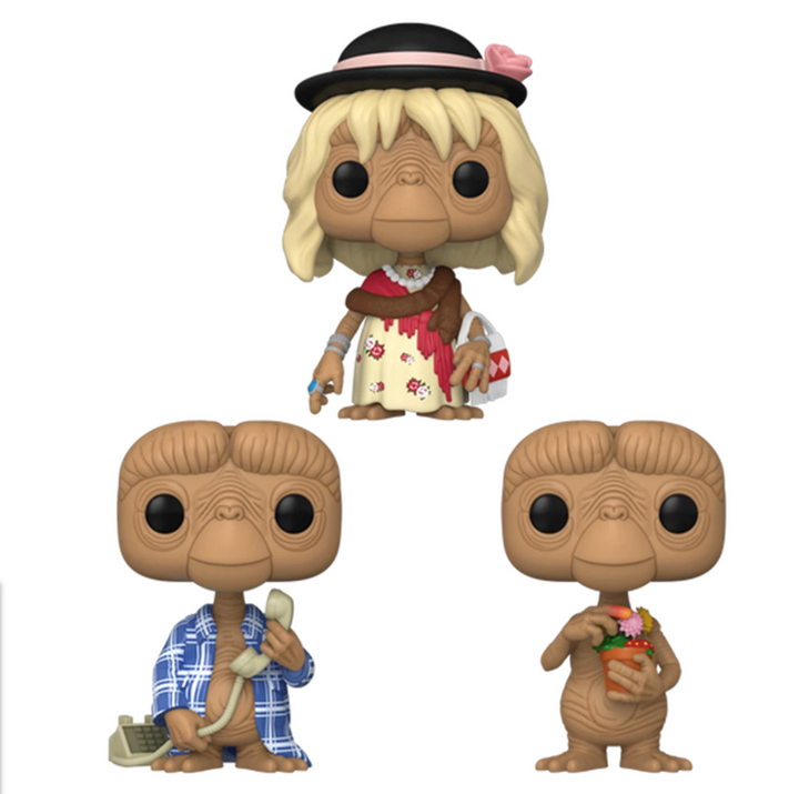 E.T. 3 Pack 40th Anniversary Funko Pop! Vinyl Figure