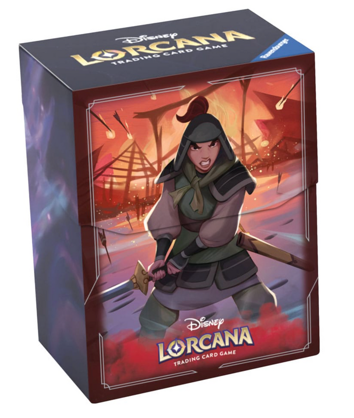 Disney Lorcana Trading Card Game Rise of the Floodborn Mulan Deck Box Set
