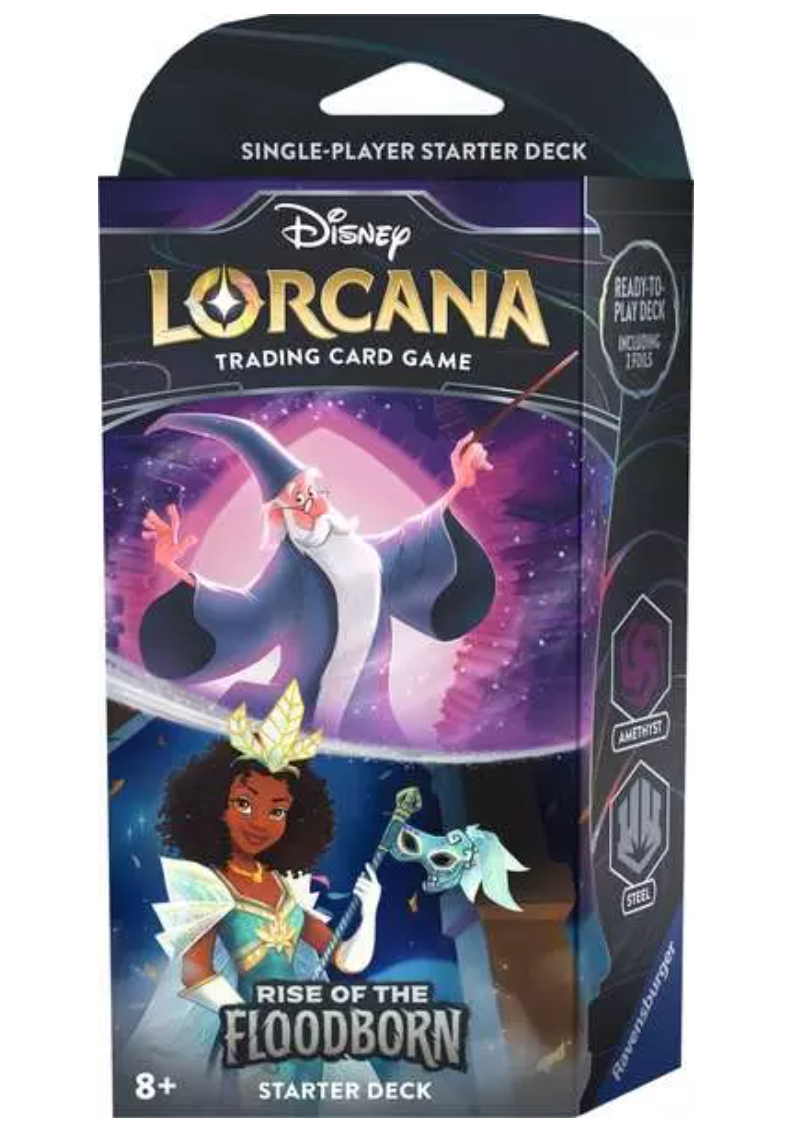Disney Lorcana Trading Card Game Starter Deck Merlin and Tiana