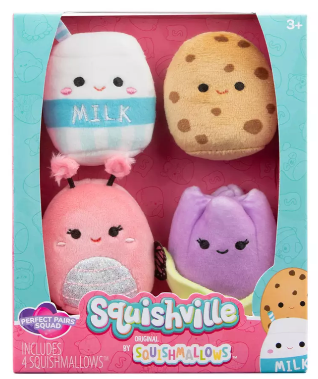Squishville 2" Perfect Pairs Squad 4-Pack