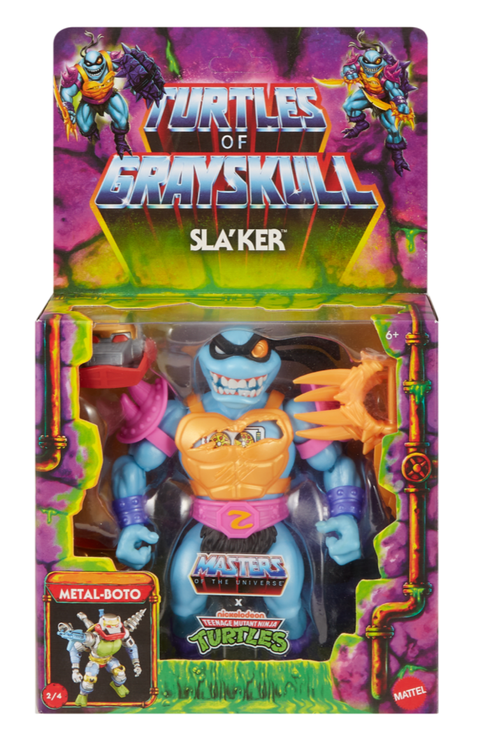 Masters Of Universe Origins Turtles Grayskull Deluxe Sla’Ker Action Figure : ETA May/June