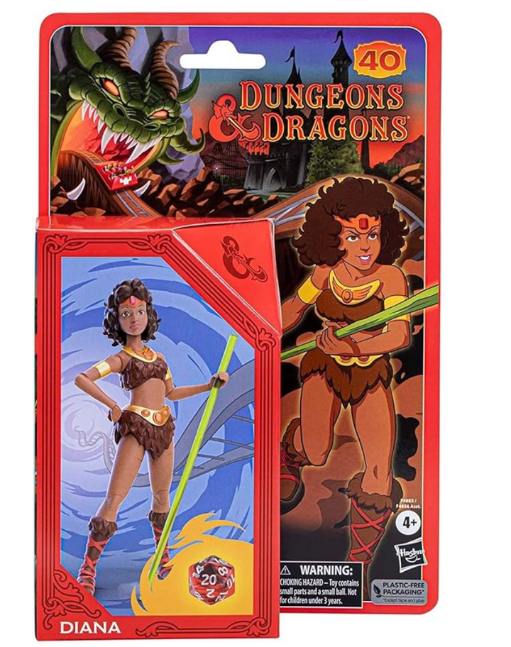 Diana Dungeons & Dragons Cartoon Classics 6" Scale Action Figure