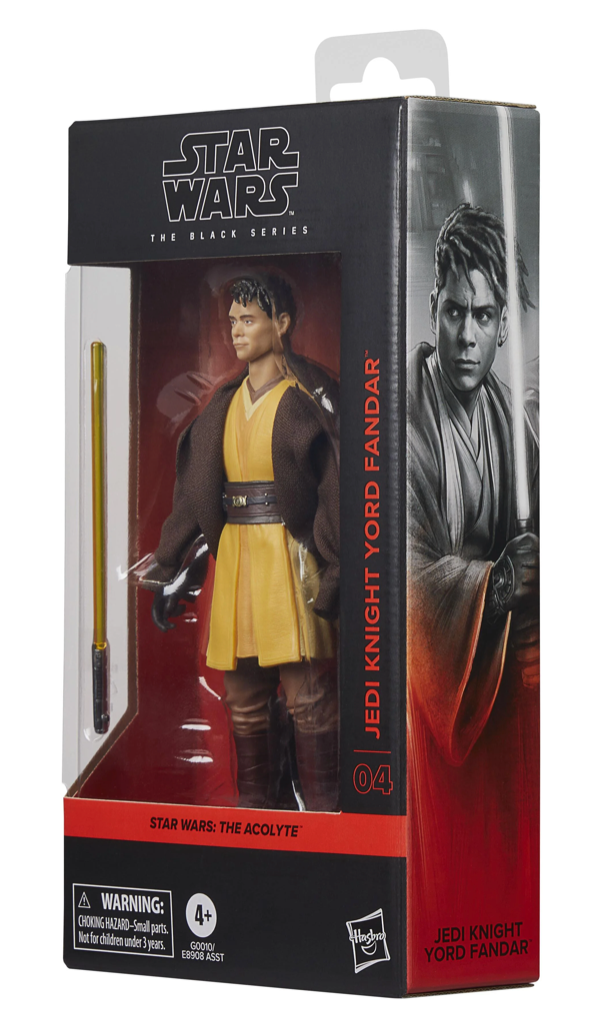 Star Wars The Acolyte The Black Series Jedi Knight Yord Fandar 6" Action Figure