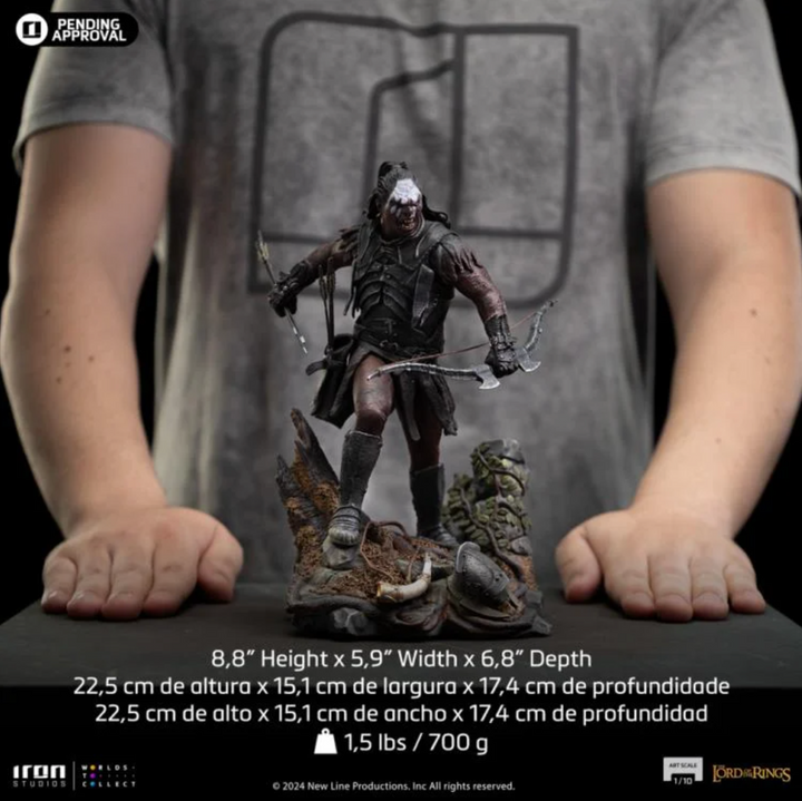 Iron Studios The Lord of the Rings Lurtz, Uruk-Hai Leader 1/10 Art Scale Limited Edition Statue