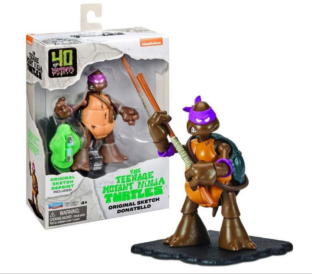 Teenage Mutant Ninja Turtles Classic Original Sketch Donatello Action Figure