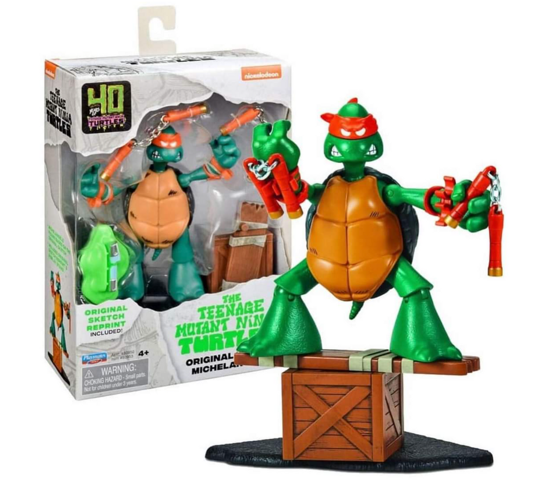 Teenage Mutant Ninja Turtles Classic Original Sketch Michelangelo Action Figure