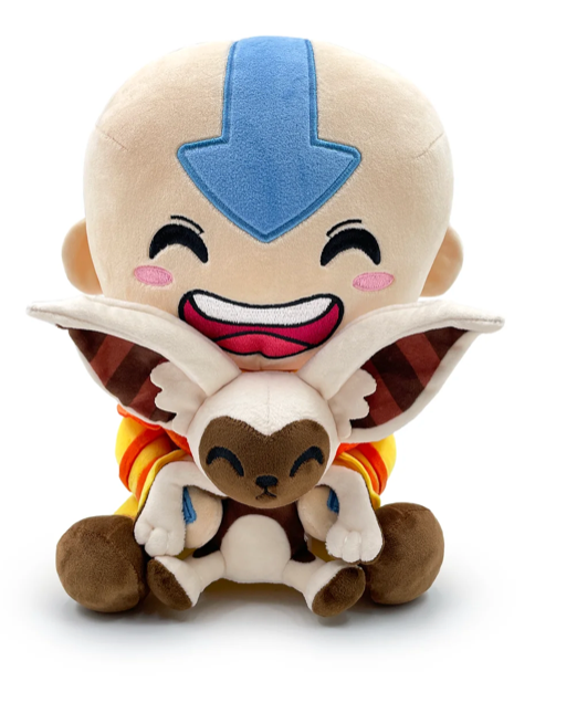 Youtooz Avatar The Last Airbender Aang and Momo Sitting 12" Plush