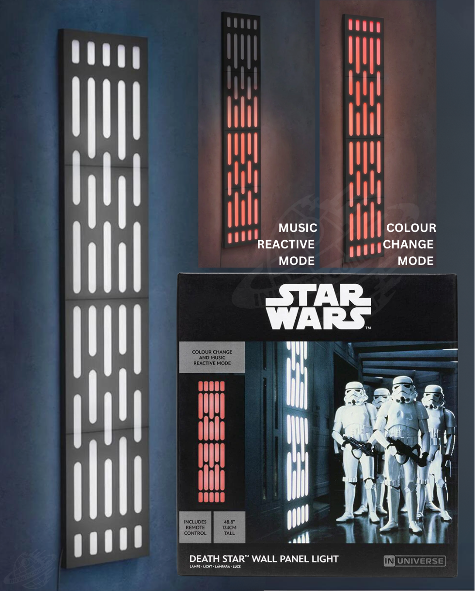 Star Wars Death Star 48" Wall Panel Light with Color Change and Music Reactive Modes