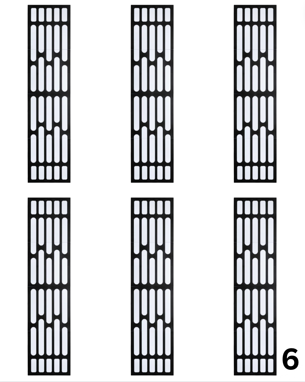 Star Wars Death Star 48" Wall Panel Light with Color Change and Music Reactive Modes