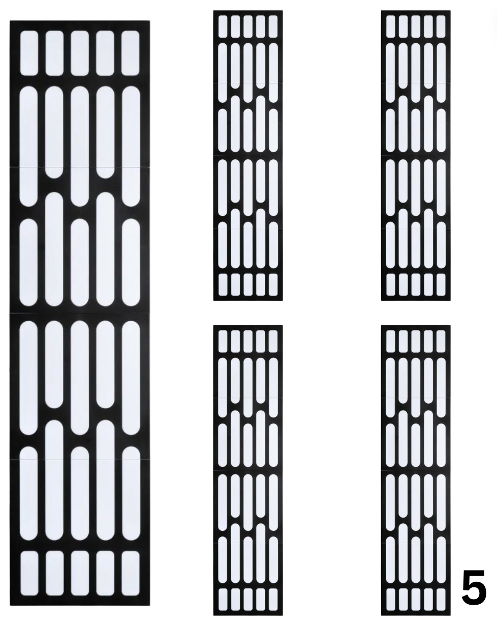 Star Wars Death Star 48" Wall Panel Light with Color Change and Music Reactive Modes