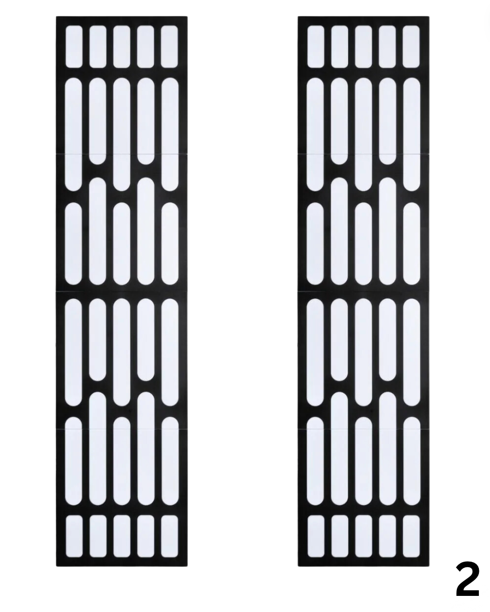 Star Wars Death Star 48" Wall Panel Light with Color Change and Music Reactive Modes