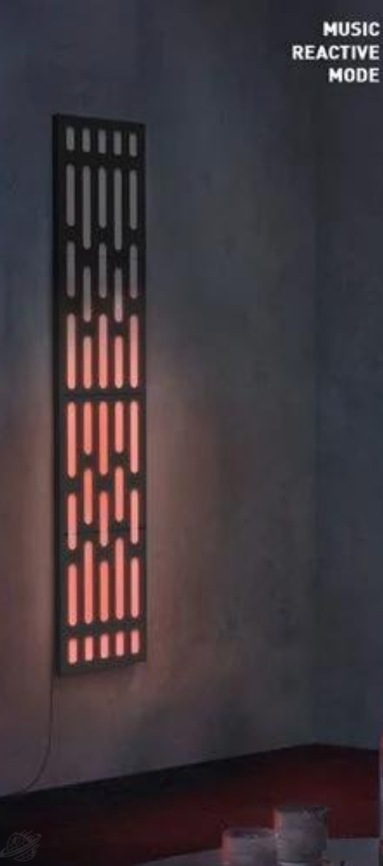 Star Wars Death Star 48" Wall Panel Light with Color Change and Music Reactive Modes