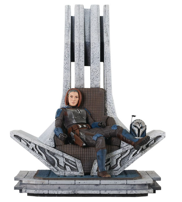 Star Wars The Mandalorian Premier Collection Bo-Katan on Throne 1/7 Scale Limited Edition Statue