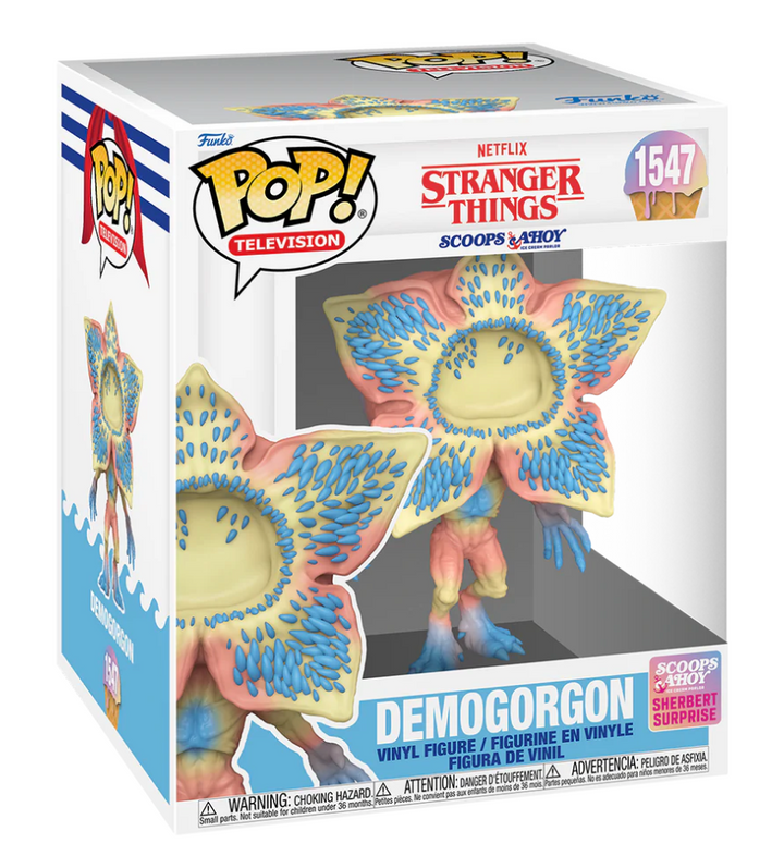 Stranger Things Demogorgon (Scoops Ahoy) Supersized Funko Pop! Vinyl Figure