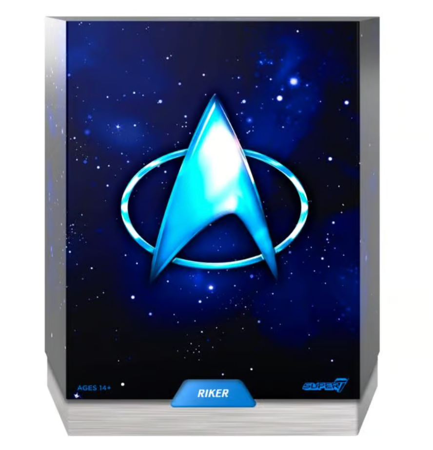 Star Trek The Next Generation W1 Riker Super7 ULTIMATES! Action Figure