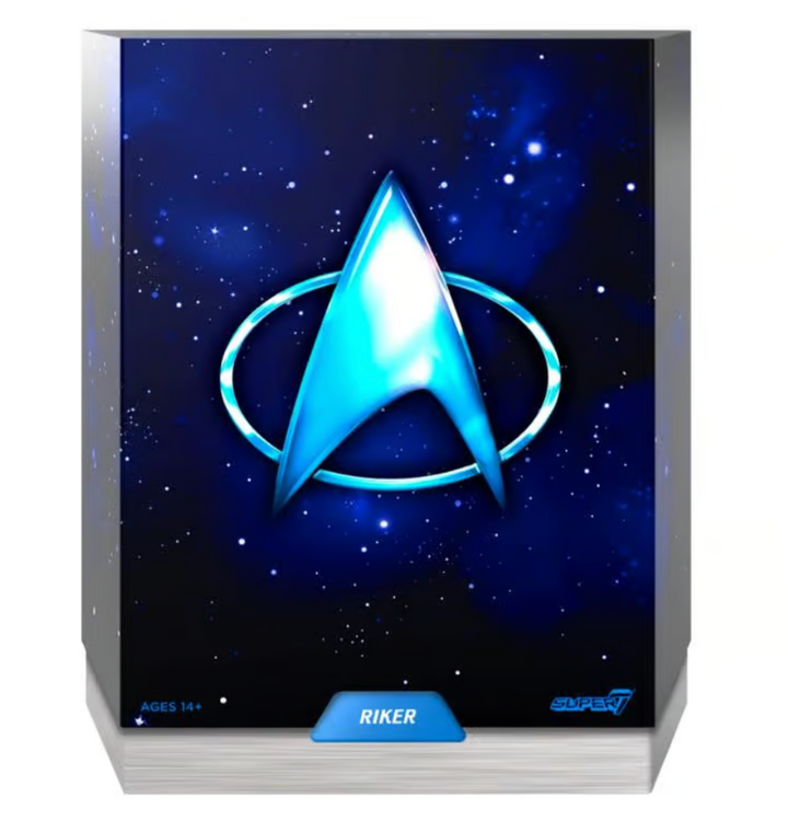 Star Trek The Next Generation W1 Riker Super7 ULTIMATES! Action Figure