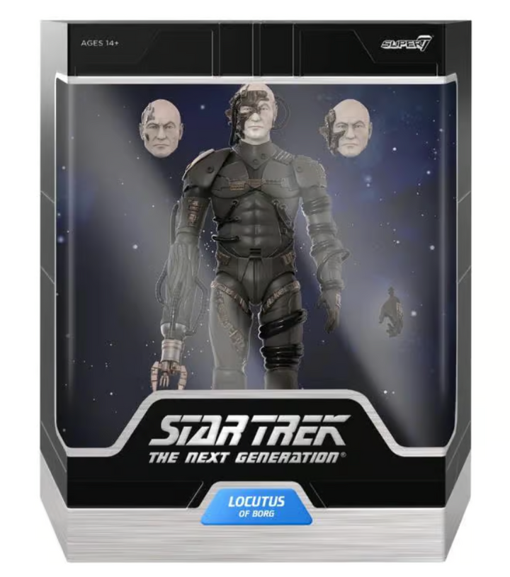 Star Trek The Next Generation W1 Locutus Of Borg Super7 ULTIMATES! Action Figure