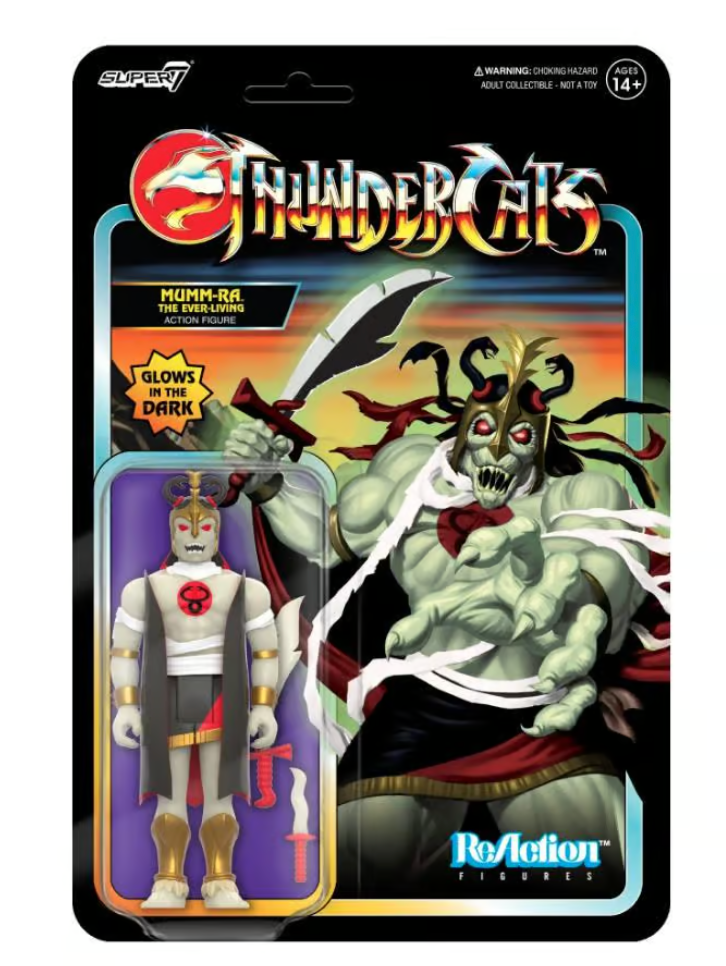 Thundercats Mumm-Ra The Ever Living Glow In The Dark ReAction Figure