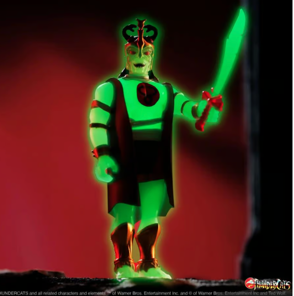 Thundercats Mumm-Ra The Ever Living Glow In The Dark ReAction Figure